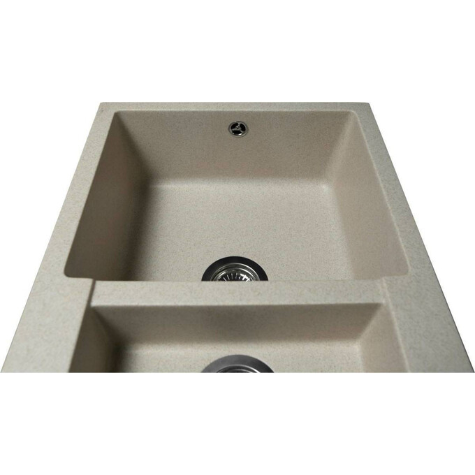 Miraggio Lapas 0000022 Мийка для кухні прямокутна врізна 78x48 см, пісочний, Колір виробника: пісочний, фото , изображение 6