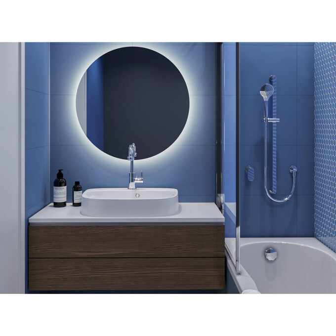 Miraggio Lifou 0000650 Умивальник накладний овальний 62x43 см, білий глянець, Технологія виробництва: Miramarble, Колір виробника: білий глянець, фото , изображение 3