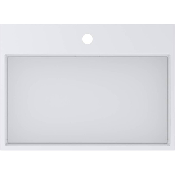 Miraggio Mares 0000213 Умивальник накладний прямокутний 58x42 см, білий глянець, Доступні розміри: 59 x 42, Технологія виробництва: Miramarble, Колір виробника: білий глянець, фото , изображение 5