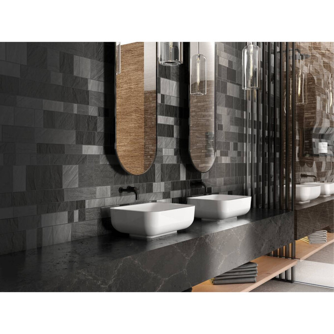 Miraggio Monaco 0000218 Умивальник прямокутний накладний 59x44 см, білий глянець, Технологія виробництва: Miramarble, Колір виробника: білий глянець, фото , изображение 3