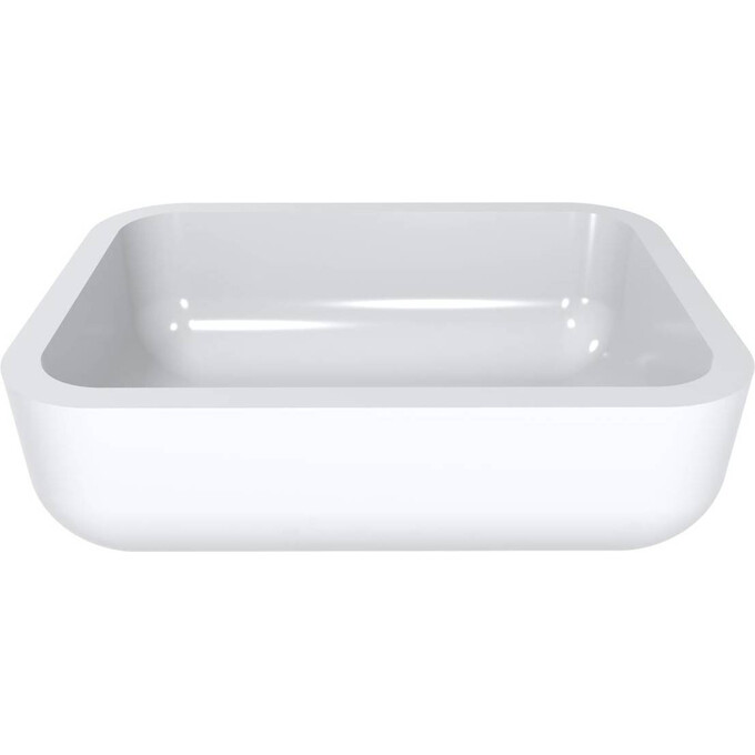 Miraggio Monaco 0000218 Умивальник прямокутний накладний 59x44 см, білий глянець, Технологія виробництва: Miramarble, Колір виробника: білий глянець, фото , изображение 6