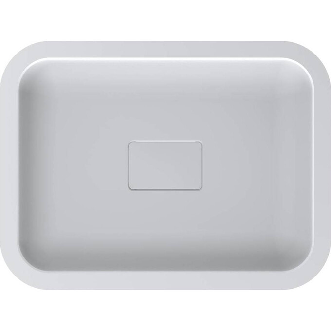 Miraggio Monaco 0000219 Умивальник прямокутний накладний 59x44 см, білий матова, Технологія виробництва: Miramarble Matt, Колір виробника: білий матовий, фото , изображение 3