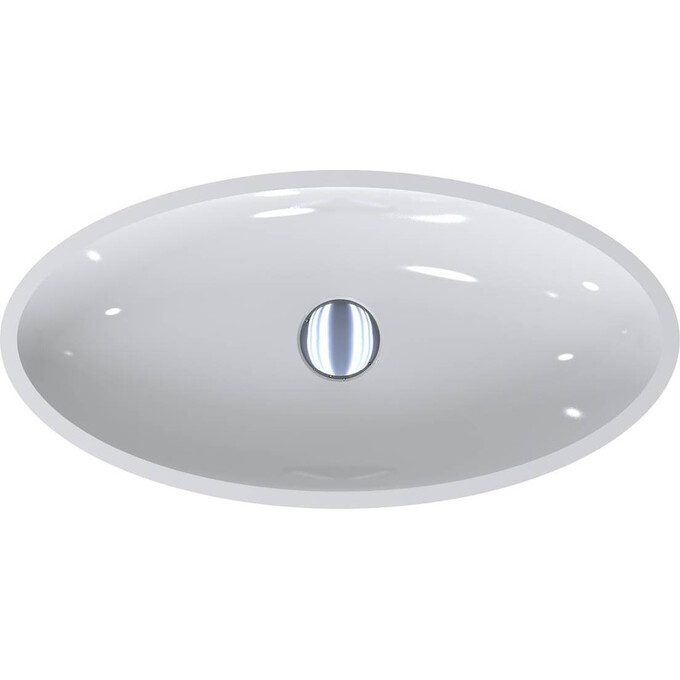 Miraggio Nice 0000222 Умивальник накладний овальний 59x29 см, білий глянець, Технологія виробництва: Miramarble, Колір виробника: білий глянець, фото , изображение 5