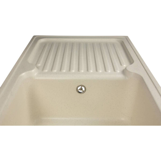 Miraggio Orlean 0000035 Мийка для кухні прямокутна врізна 86x49 см, жасмин, Технологія виробництва: Mirastone, Колір виробника: жасмин, фото , изображение 4