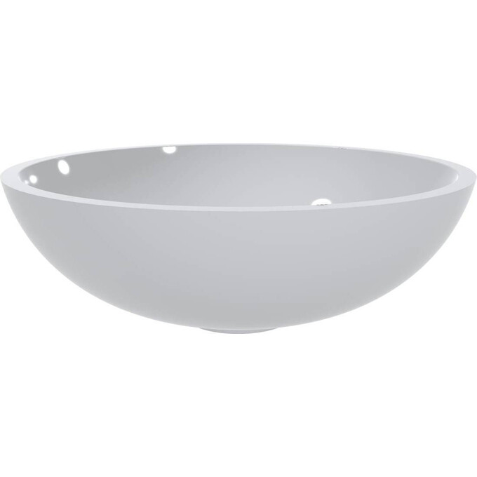 Miraggio Palermo 0000230 Умывальник накладной круглый 49x49 см, белый глянец, Технология производства: Miramarble, Цвет производителя: белый глянец, фото 7