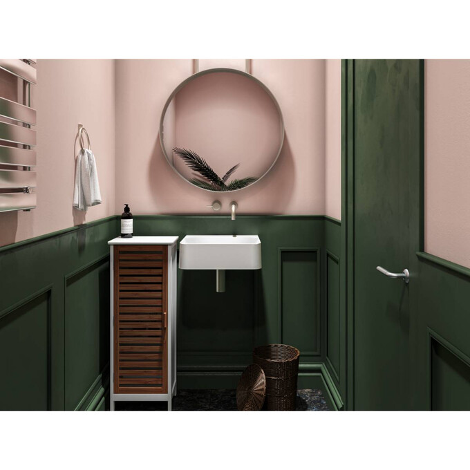 Miraggio Seed 0000238 Умивальник прямокутний 43x39 см, білий глянець, Технологія виробництва: Miramarble, Колір виробника: білий глянець, фото , изображение 3