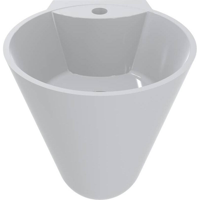 Miraggio Smart 0000240 Умывальник конусный 36x37 см, белый глянец, Технология производства: Miramarble, Цвет производителя: белый глянец, фото 