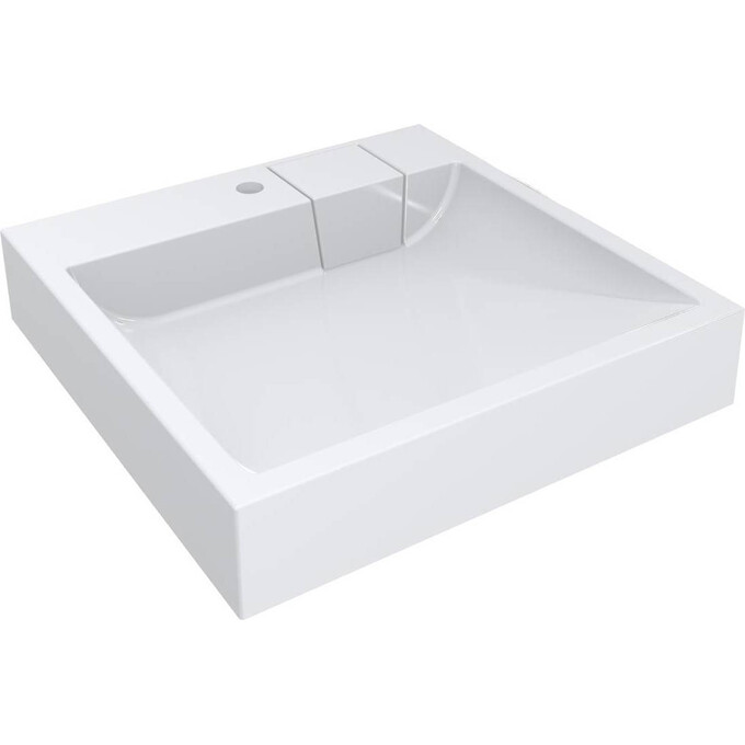 Miraggio Tallinn 0000248 Умывальник над стиральной машиной прямоугольный 60x59 см, белый глянец, Технология производства: Miramarble, Цвет производителя: белый глянец, фото 