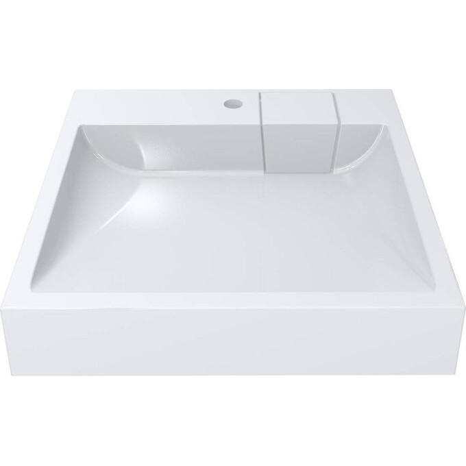 Miraggio Tallinn 0000248 Умывальник над стиральной машиной прямоугольный 60x59 см, белый глянец, Технология производства: Miramarble, Цвет производителя: белый глянец, фото 6