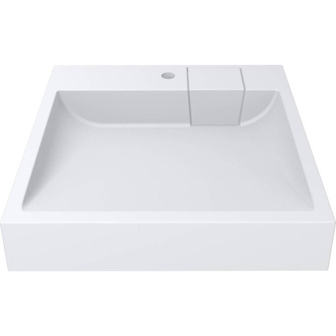 Miraggio Tallinn 0000249 Умывальник над стиральной машиной прямоугольный 60x59 см, белый матовый, Технология производства: Miramarble Matt, Цвет производителя: белый матовый, фото 4