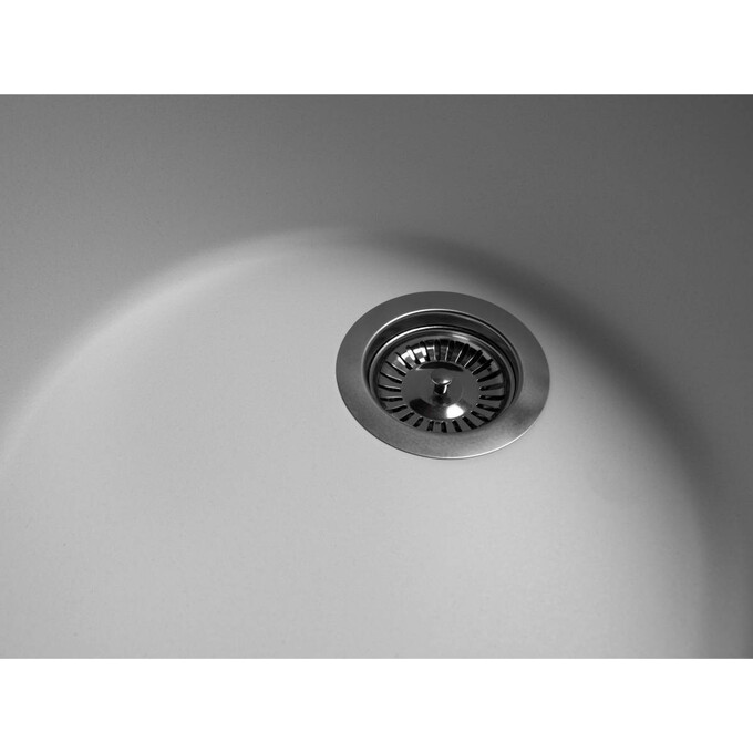 Miraggio Tuluza 0000050 Мийка для кухні врізна кругла 52x48 см, білий, Колір виробника: білий, фото , изображение 9