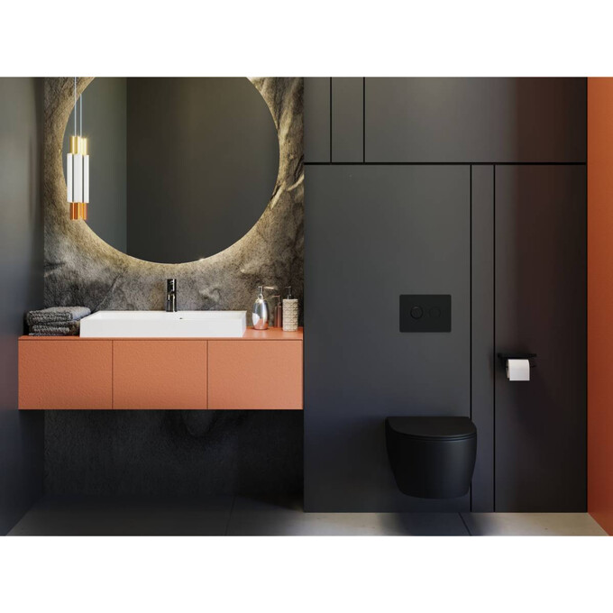 Miraggio Varna 0000256 Умивальник прямокутний врізний 69x41 см, білий глянець, Доступні розміри: 69 x 42, Технологія виробництва: Miramarble, Колір виробника: білий глянець, фото , изображение 3