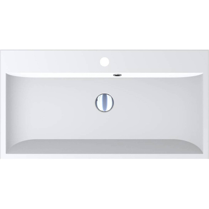 Miraggio Varna 0000259 Умывальник врезной прямоугольный 79x41 см, белый матовый, Доступные размеры: 79 x 42, Технология производства: Miramarble Matt, Цвет производителя: белый матовый, фото 3