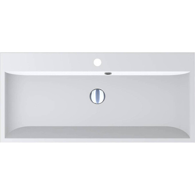 Miraggio Varna 0000261 Умивальник прямокутний врізний 89x41 см, білий матовий, Доступні розміри: 90 x 42, Технологія виробництва: Miramarble Matt, Колір виробника: білий матовий, фото , изображение 3