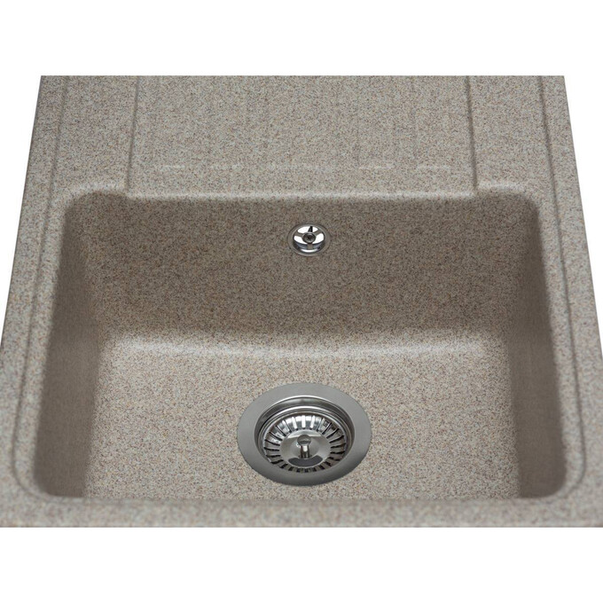 Miraggio Versal 0000062 Мийка для кухні прямокутна врізна 75x46 см, терра, Колір виробника: тера, фото , изображение 4