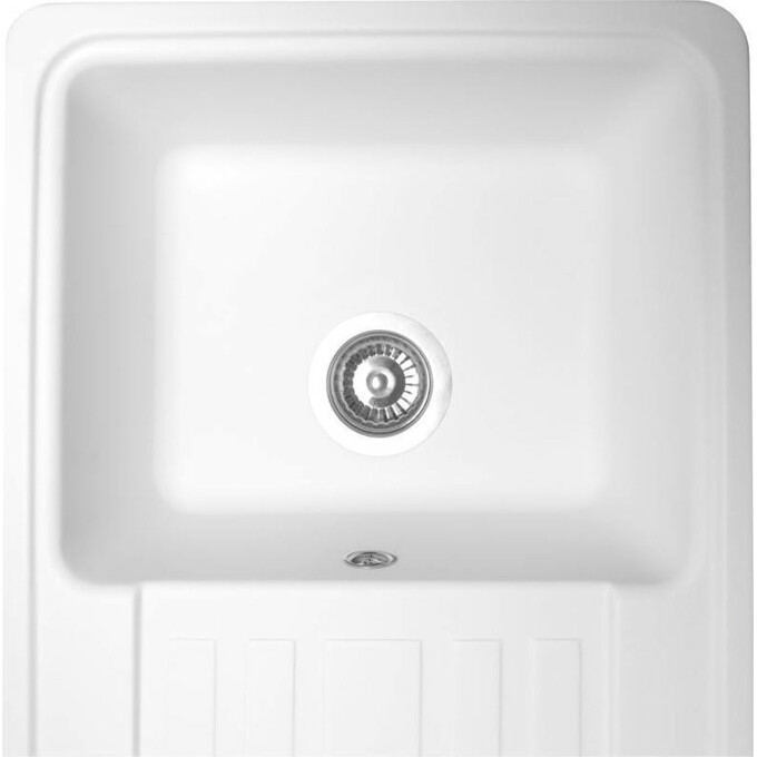 Miraggio Versal 0000063 Мийка для кухні прямокутна врізна 75x46 см, білий, Колір виробника: білий, фото , изображение 4