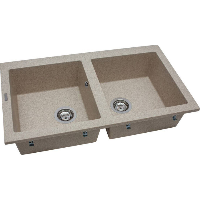 Miraggio Westeros 0000067 Мийка для кухні прямокутна врізна 87x50 см, пісочний, Колір виробника: пісочний, фото , изображение 2