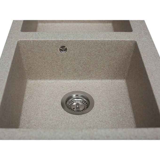 Miraggio Westeros 0000067 Мийка для кухні прямокутна врізна 87x50 см, пісочний, Колір виробника: пісочний, фото , изображение 3