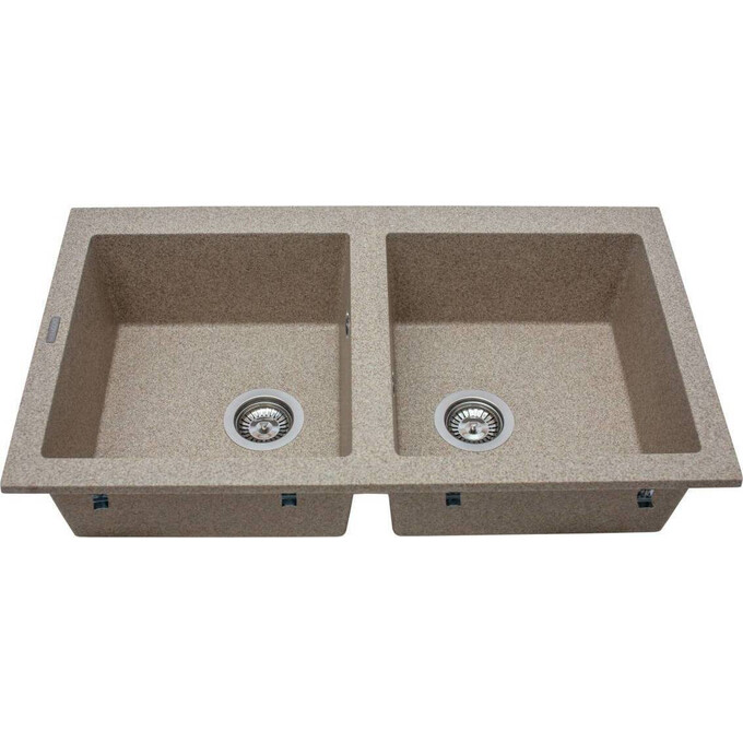 Miraggio Westeros 0000068 Мийка для кухні прямокутна врізна 87x50 см, терра, Колір виробника: тера, фото , изображение 2