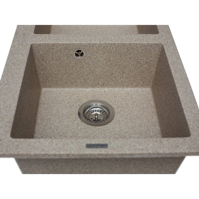 Miraggio Westeros 0000068 Мийка для кухні прямокутна врізна 87x50 см, терра, Колір виробника: тера, фото , изображение 3