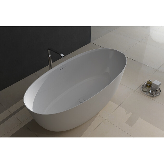 Ванна кам'яна Volle 12-22-168 (170x80 см, окремостояча, з сифоном, з ніжками), фото , изображение 2