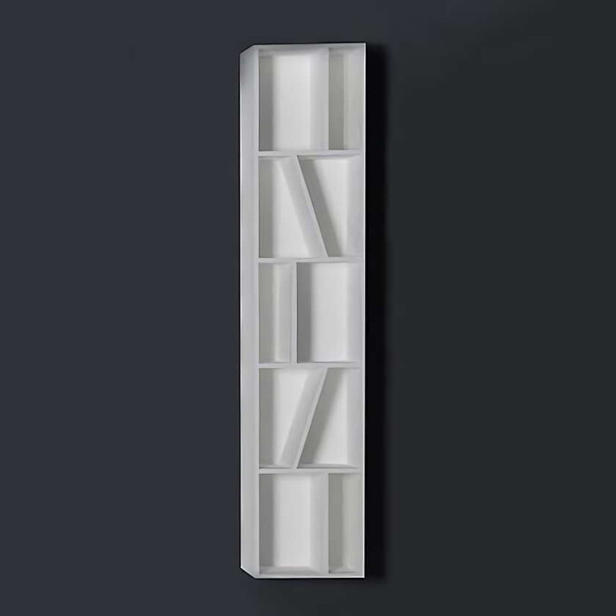 Пенал в ванную Volle 18-40-427 (30 см, белый, каменный, подвесной), фото 