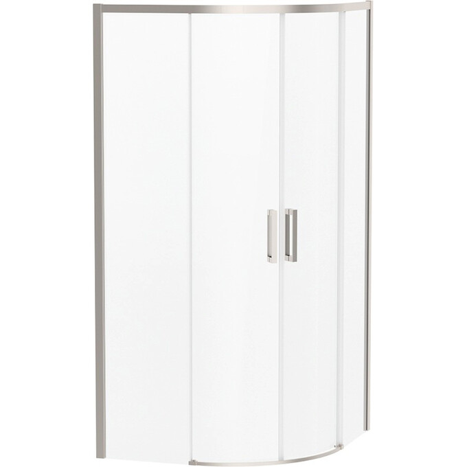 Душова кабіна Volle Solo 1010.114502 (90x90 см, скло прозоре, профіль нікель), фото 