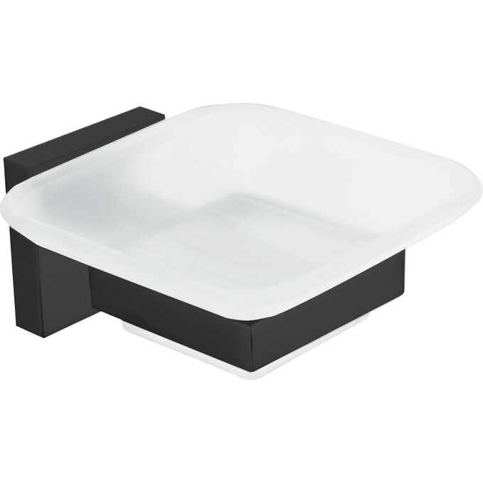 Мыльница Volle Cuadro 2536.210104 de la noche (черная матовая, настенная), фото 