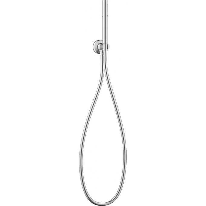 Лейка для душа Imprese Smart Click ZMK101901215 (черная, двухрежимная, с шлангом и стеновым подключением), фото 