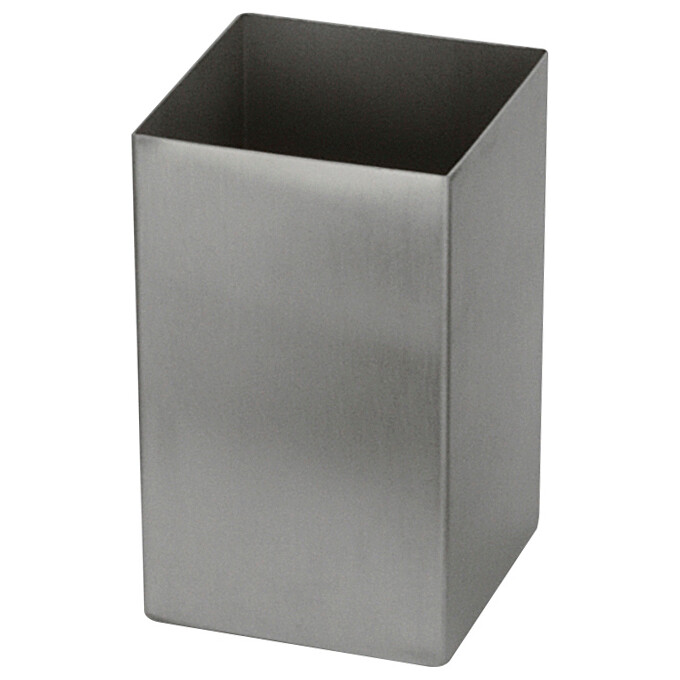 Склянка для зубних щіток RJ First RJAC020-04SS (нержавіюча сталь, настільний), фото 