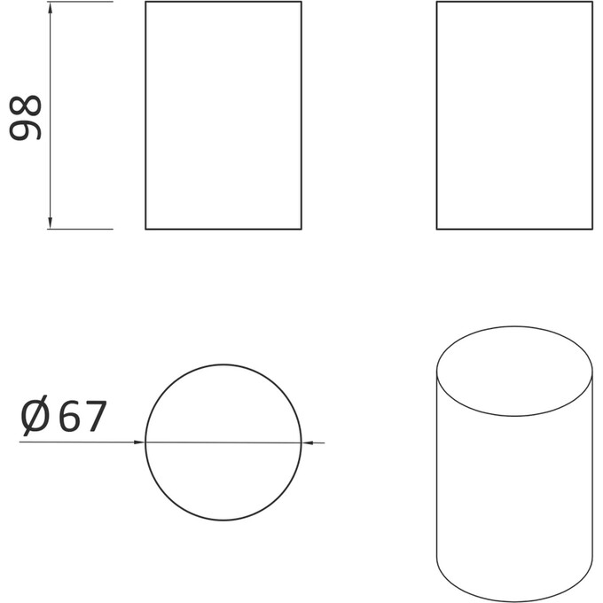 Склянка для зубних щіток RJ Lublin RJAC023-04SS (нержавіюча сталь, настільний), фото , изображение 2