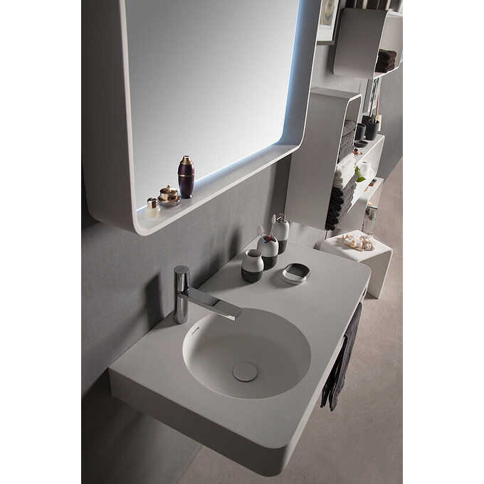 Умывальник Volle 13-40-742 (75x48 см, подвесной, с полотенцедержателем и крылом), фото 