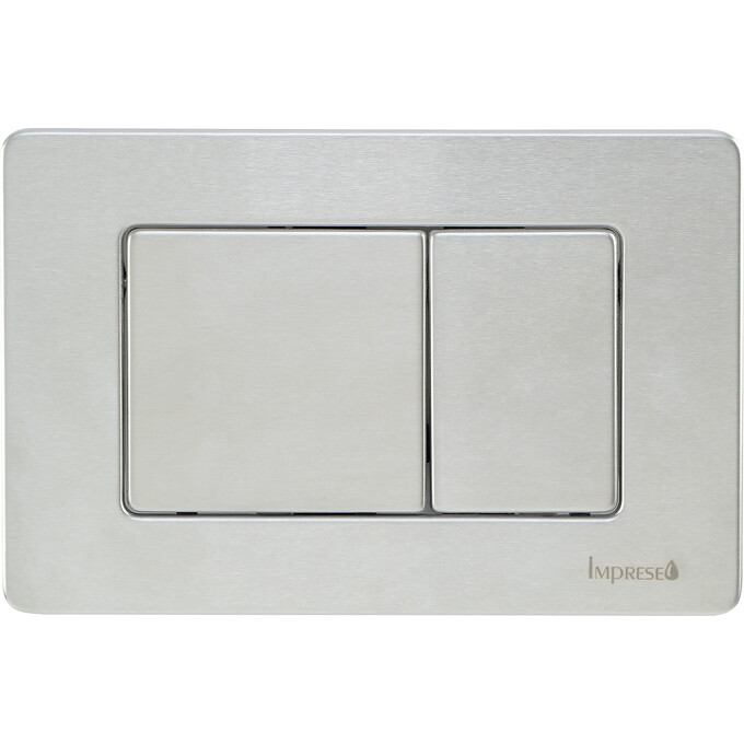 Клавиша смыва Imprese i-Frame i7112SS (хром сатиновый), фото 