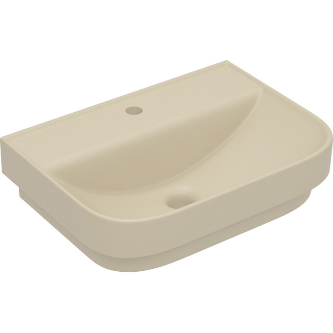 Умывальник Volle Solo 13-55-113Capp (54x39.5 см, капучино матовый, накладной/подвесной), фото 