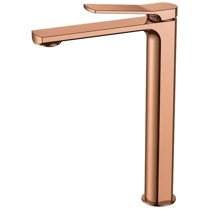 Высокий смеситель для умывальника Volle Solo 1510.011321 (бронзовый), фото 