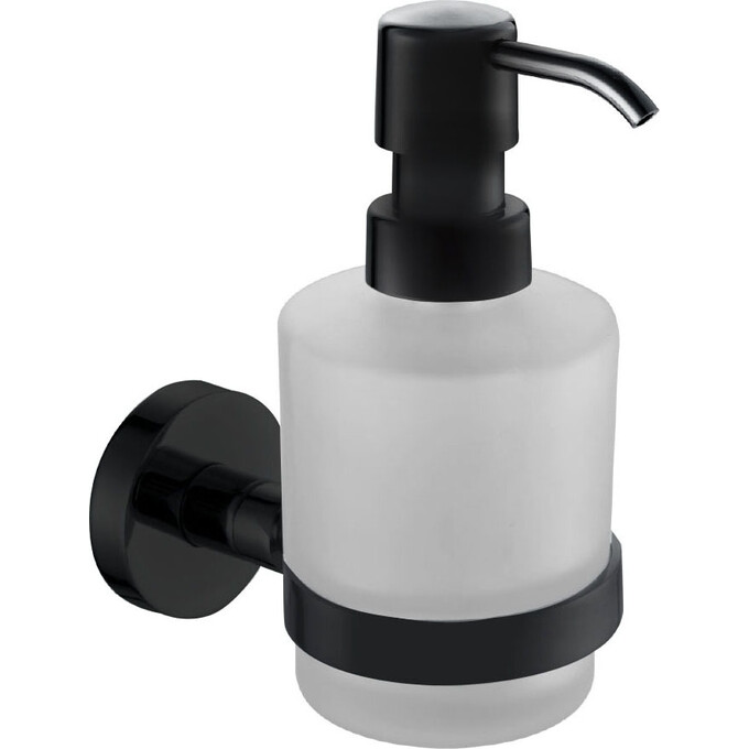 Дозатор для жидкого мыла Volle Ronda 2535.230104 de la noche (черный матовый, настенный), фото 