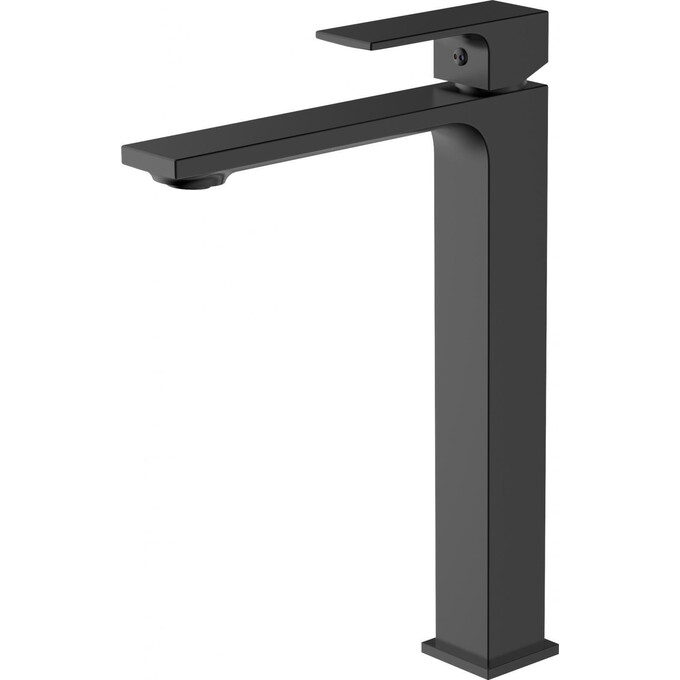 Высокий смеситель для умывальника Volle Leon 1511.010204 de la noche (черный матовый), фото 