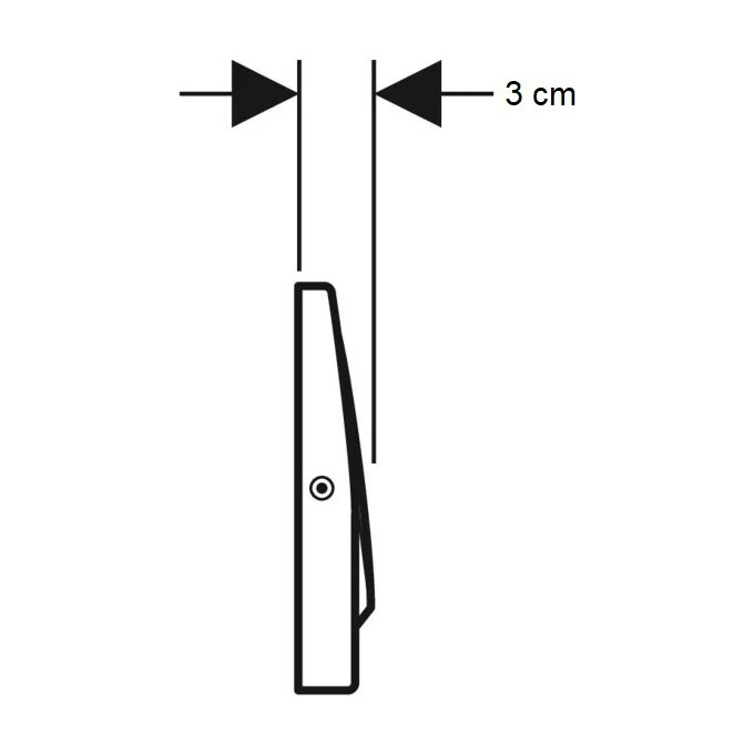 Клавіша змиву Geberit Delta10 115.108.00.1, фото , изображение 4