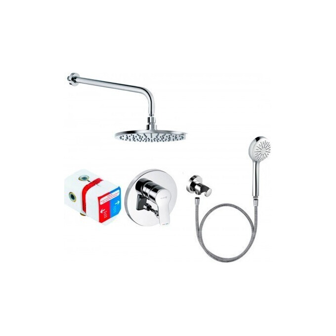 Душевая система скрытого монтажа Kludi Pure&Easy 376400565 (7 в 1), фото 