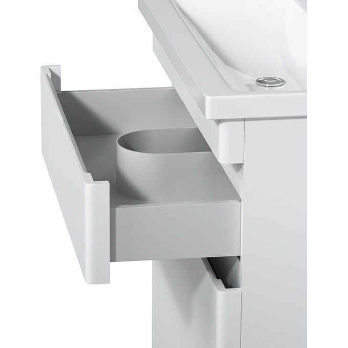 Тумба с раковиной Am.Pm Hit M93A-FSX0752-WC0752WG38 (76 см, белая глянцевая, напольная), фото 10