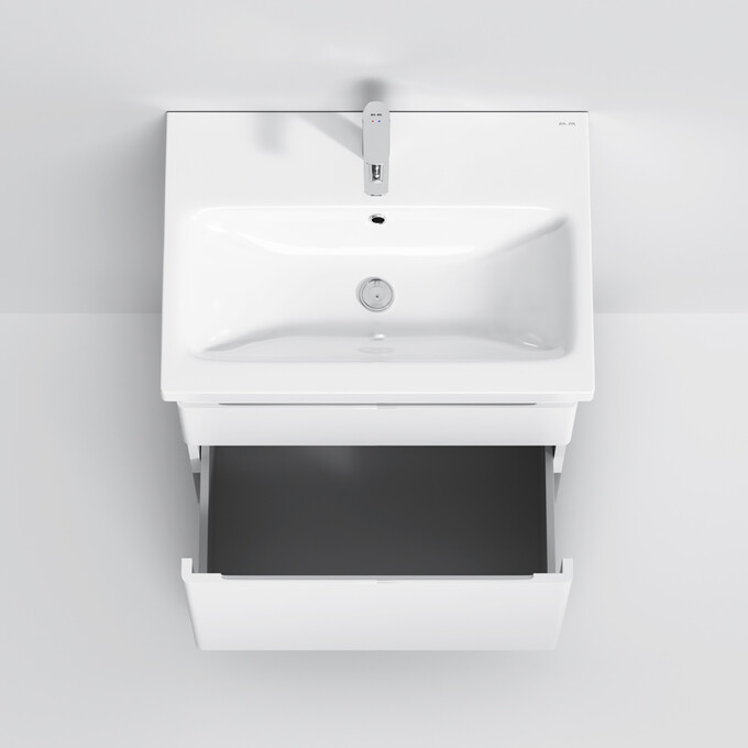 Тумба с раковиной Am.Pm Hit M93A-FSX0602-WC0602WG38 (61 см, белая глянцевая, напольная), фото 8