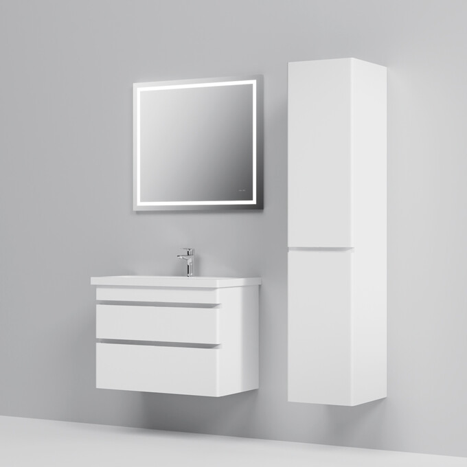 Тумба с раковиной Am.Pm Hit M93A-FHX0752-WC0752WG38 (76 см, белая глянцевая, подвесная), фото 6