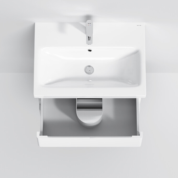 Тумба с раковиной Am.Pm Hit M93A-FHX0602-WC0602WG38 (61 см, белая глянцевая, подвесная), фото 9