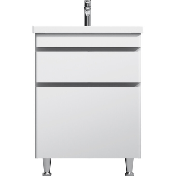 Тумба с раковиной Am.Pm Hit M93A-FSX0602-WC0602WG38 (61 см, белая глянцевая, напольная), фото 