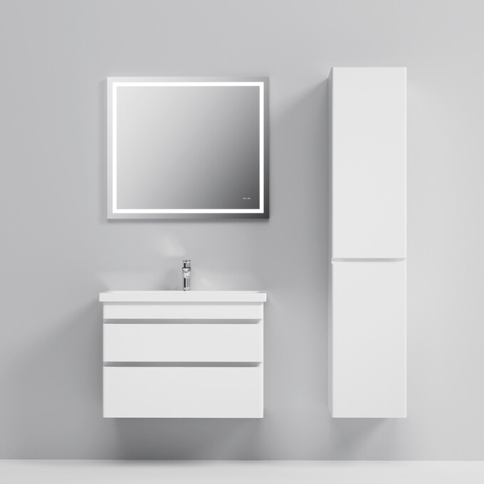 Тумба с раковиной Am.Pm Hit M93A-FHX0752-WC0752WG38 (76 см, белая глянцевая, подвесная), фото 5