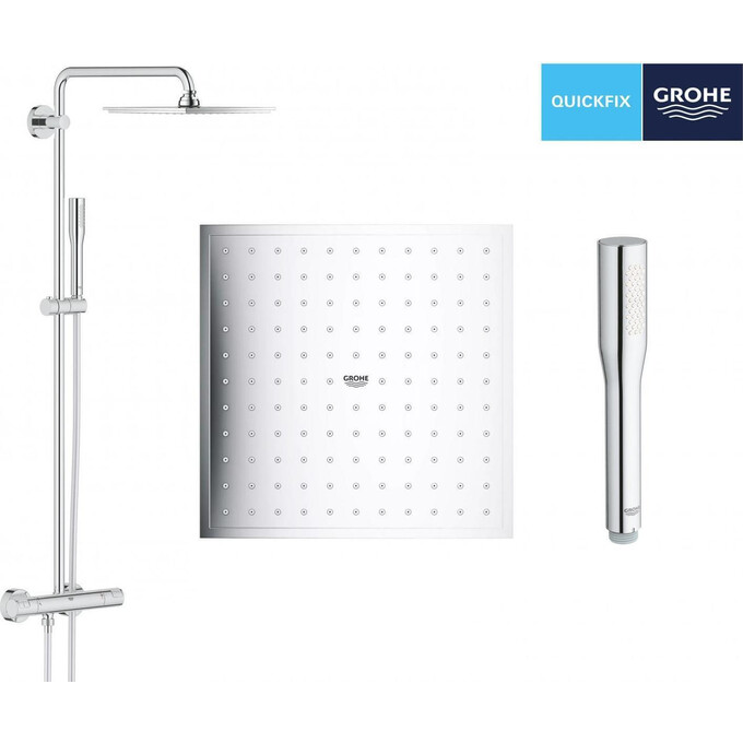 Термостатична душова система Grohe QuickFix Vitalio Joy System 230 26365000, фото , изображение 6