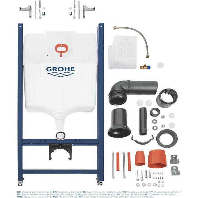 Система инсталляции для унитаза Grohe QuickFix Solido 38971000 2 в 1 (с креплением), фото 4