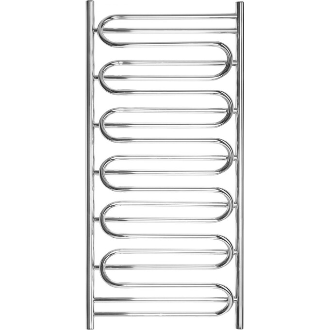 Водяна рушникосушарка Navin Ілюзія 00-011020-5011 (500x1100), Доступні розміри: 500 x 1100, Колір виробника: хром, Підключення рушникосушарки: нижнє, фото 