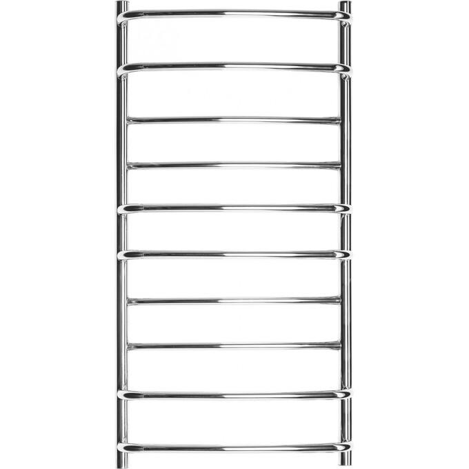 Водяна рушникосушарка Navin Омега 00-015020-5010 (500x1000), Доступні розміри: 500 x 1000, Колір виробника: хром, Підключення рушникосушарки: нижнє, фото 