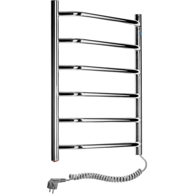 Электрический полотенцесушитель Navin Блюз 10-006020-4860 (480x600, правый), Доступные размеры: 480 x 600, Цвет производителя: хром, Подключение полотенцесушителя: правое, фото 2